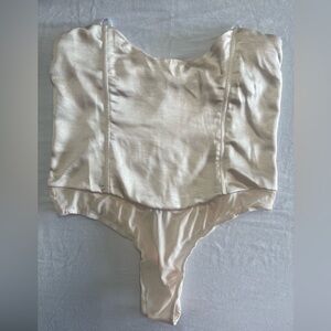 Lulu's Cream Shapewear Bodysuit